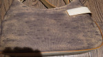 Salvatore Ferragamo dyed bag, retail $1200