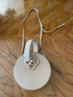 Madison West - Round - Taupe or Beige Colored - Hand or Crossbody Bag
