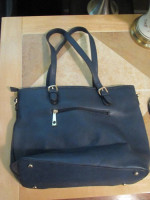 Navy Blue Tote / Briefcase Bag