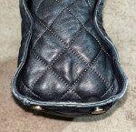 USED Black, Quilted Michael Kors Bag