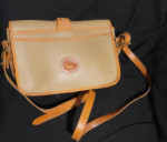 Dooney & Bourke Taupe & Tan Leather Bag