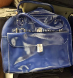 Mcklein USA ladies traveling laptop case wheeling carry on bag