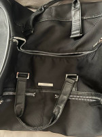 VERSACE Parfums Black Weekender Overnight Lightweight Duffle Bag