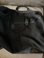 VERSACE Parfums Black Weekender Overnight Lightweight Duffle Bag