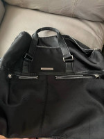 VERSACE Parfums Black Weekender Overnight Lightweight Duffle Bag
