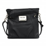 NICOLE MILLER WOMENS SHOULDER OR CROSSBODY BAG, BLACK, NEW