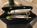 Chanel caviar quilted shopper bag - classic black