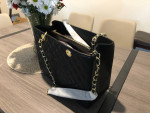 Chanel caviar quilted shopper bag - classic black
