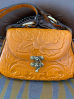 Patricia Nash Shoulder Bag Leather, Model- Micaela