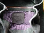 Coach Backpack Leather Bag