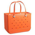 New, BOGG BAG, X Large, Waterproof Washable Tote Bag, Orange