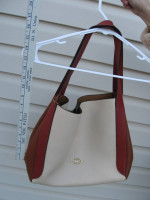 Coach Hadley Hobo Color Block Shoulder Bag Leather Handbag Style 76088