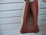 Coach Hadley Hobo Color Block Shoulder Bag Leather Handbag Style 76088