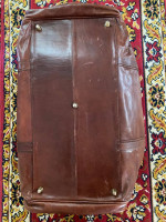 Reduced Vintage Fiocchi Italy large duffel Leather Handmade Brown Bag