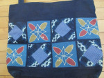 colorful embroidered thick cotton bag