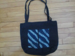 colorful embroidered thick cotton bag