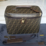 Rare Fendi Cosmetic Train case vanity bag