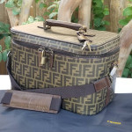 Rare Fendi Cosmetic Train case vanity bag