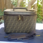 Rare Fendi Cosmetic Train case vanity bag