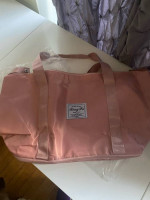 Rose colored overnight bag👜