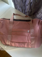 Rose colored overnight bag👜