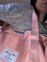 Rose colored overnight bag👜