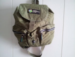 FIFA World Cup Soccer Army Green Zip Pocket Backpack Souvenir Book Bag