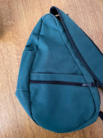 LL Bean back bag shoulder bag in forest green