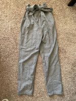 H&M Women’s Plaid Trash-bag Style Pants