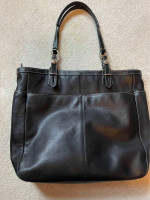Black Leather Coach Bag