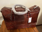 NEW Brahmin Leather Duxbury Pecan Melbourne Duffle Bag Weekender