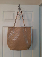 Michael Kors Tan Patent Leather Tote Bag Purse LIKE NEW