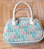 Purse bag handbag canvas