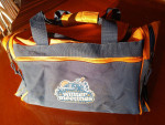 Baseball winter meetings Anaheim California topps duffel bag