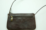 Embroidered fine leather compact small bag / purse from Macedonia