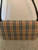 Burberry-Like Pattern Small 10 x 6 Handbag Purse Shoulder bag