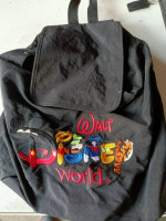 Walt Disney world backpack bag graffiti letters