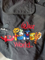 Walt Disney world backpack bag graffiti letters