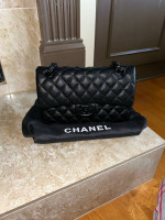 Double Flap Classy Black Chanel Bag