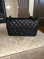 Double Flap Classy Black Chanel Bag