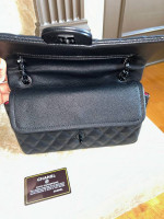 Double Flap Classy Black Chanel Bag