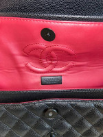 Double Flap Classy Black Chanel Bag