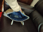 Authentic Coach genuine leather tote bag