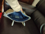 Authentic Coach genuine leather tote bag