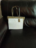 Authentic Coach genuine leather tote bag