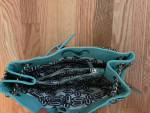 Rebecca Minkoff turquoise bag with blue/turquoise chain - great condit