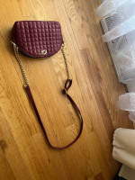 Bebe Los Angeles red/maroon shoulder bag
