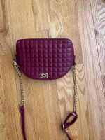Bebe Los Angeles red/maroon shoulder bag