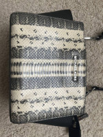 Michael Kors faux snake skin crossbody bag - great condition