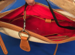 Dooney & Bourke Woven Canvas Body Hobo Shoulder Bag